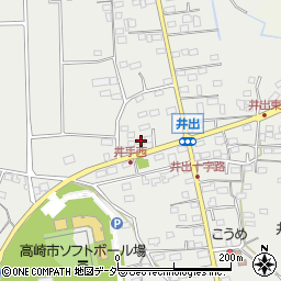 群馬県高崎市井出町653周辺の地図