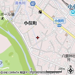 栃木県足利市小俣町543周辺の地図