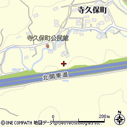 栃木県佐野市寺久保町805周辺の地図