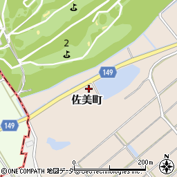 石川県小松市佐美町イ周辺の地図