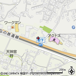 ローソン上田岩下店周辺の地図
