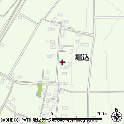 栃木県真岡市堀込408周辺の地図