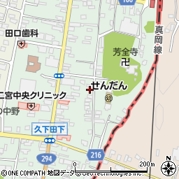 栃木県真岡市久下田792周辺の地図
