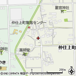 栃木県栃木市仲仕上町203周辺の地図
