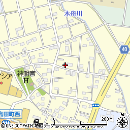 群馬県前橋市小島田町709周辺の地図