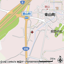 石川県小松市東山町ヘ51周辺の地図