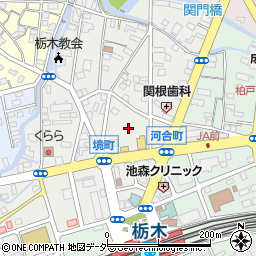タイムズ栃木駅北口駐車場周辺の地図