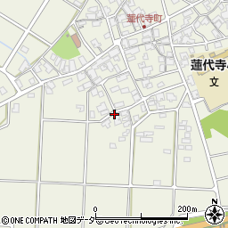 石川県小松市蓮代寺町周辺の地図