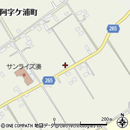 茨城県ひたちなか市阿字ケ浦町1424周辺の地図