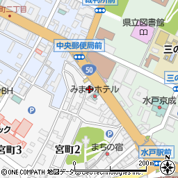 ＢｉＶｉ水戸店周辺の地図