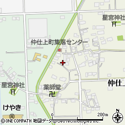栃木県栃木市仲仕上町202周辺の地図