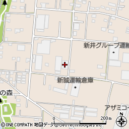 植木プラスチック伊勢崎工場周辺の地図