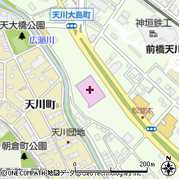 マルハン前橋天川大島店周辺の地図