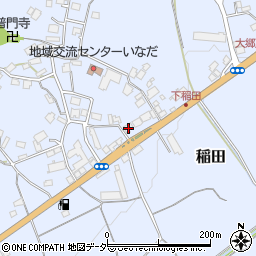 茨城県笠間市稲田3359周辺の地図