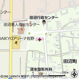 佐野市立田沼図書館周辺の地図