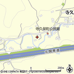 栃木県佐野市寺久保町781周辺の地図