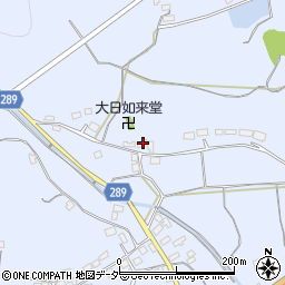 茨城県笠間市稲田3310周辺の地図