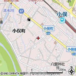 栃木県足利市小俣町538周辺の地図