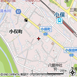 栃木県足利市小俣町538-2周辺の地図
