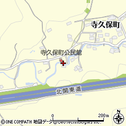 栃木県佐野市寺久保町809周辺の地図