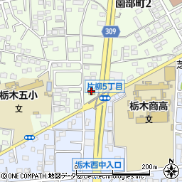 マクドナルド栃木バイパス店周辺の地図
