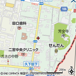 栃木県真岡市久下田810周辺の地図