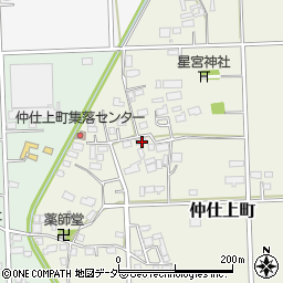 栃木県栃木市仲仕上町221周辺の地図