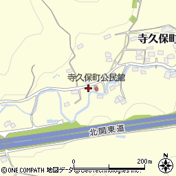 栃木県佐野市寺久保町782-1周辺の地図