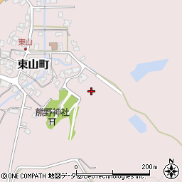 石川県小松市東山町た周辺の地図