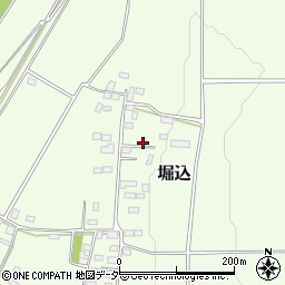 栃木県真岡市堀込401周辺の地図