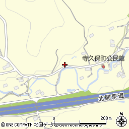 栃木県佐野市寺久保町457周辺の地図