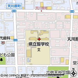 県立聾学校周辺の地図