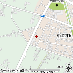 栃木県下野市小金井6丁目12周辺の地図
