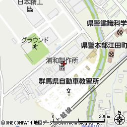 株式会社浦和製作所　前橋工場周辺の地図