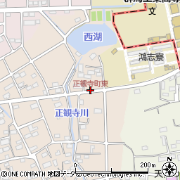 正観寺町東周辺の地図