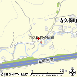 栃木県佐野市寺久保町445周辺の地図