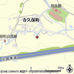 栃木県佐野市寺久保町871周辺の地図