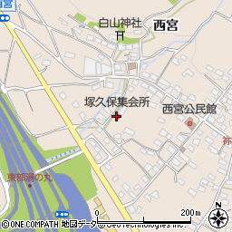 塚久保集会所周辺の地図