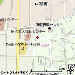 足利銀行佐野市役所田沼庁舎 ＡＴＭ周辺の地図