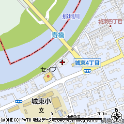 ここいち 水戸城東周辺の地図