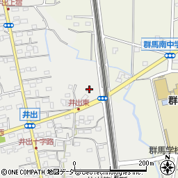 群馬県高崎市井出町185周辺の地図