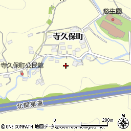 栃木県佐野市寺久保町840周辺の地図