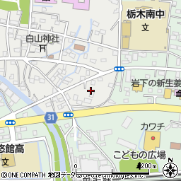 栃木県栃木市旭町2周辺の地図