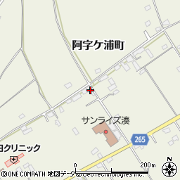 茨城県ひたちなか市阿字ケ浦町1408周辺の地図