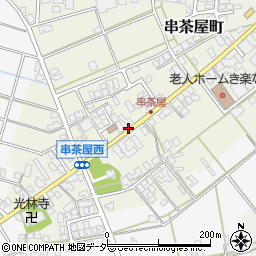 石川県小松市串茶屋町甲周辺の地図