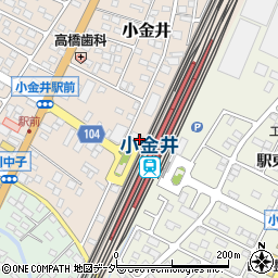 株式会社サニーハウス・アダチ　小金井本店周辺の地図