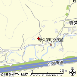 栃木県佐野市寺久保町452周辺の地図