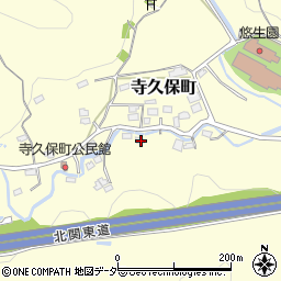 栃木県佐野市寺久保町824周辺の地図