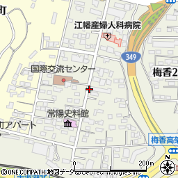 茨城県水戸市備前町周辺の地図