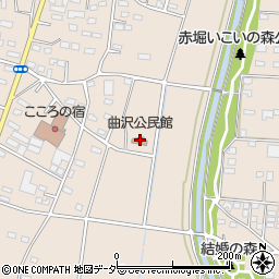 曲沢公民館周辺の地図